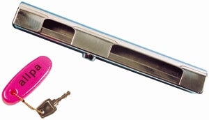 RVS buitenboordmotorslot t/m 30 pk