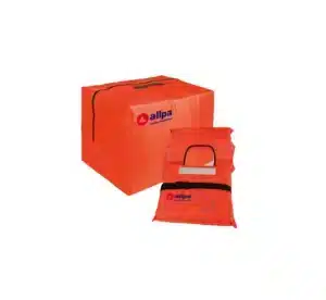 Veiligheidstas inclusief 4x reddingsvest