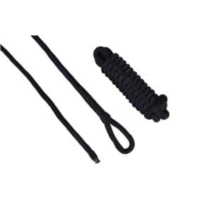 Talamex fenderlijn 8mm 2.5m polyester/pp zwart (2 stuks)