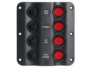 Schakelpaneel Wave 4 voudig