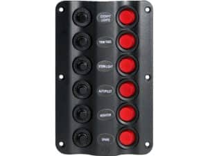 Schakelpaneel Wave 6 voudig